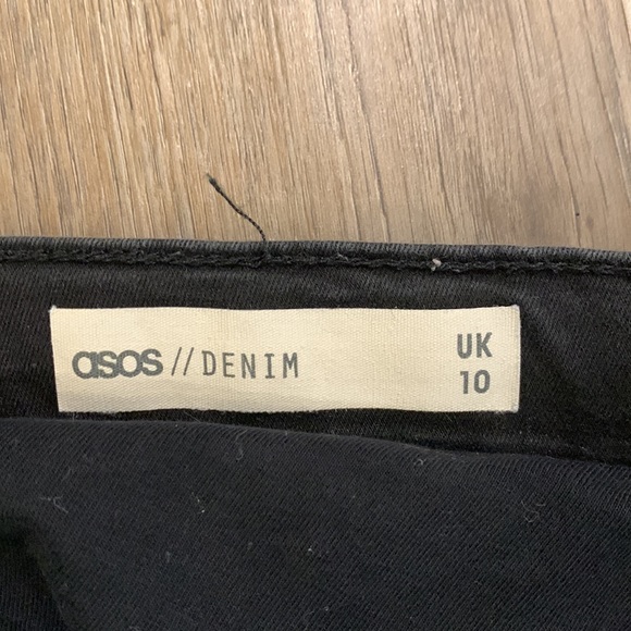 ASOS Maternity Black Skinny Jeans Size 6 - Picture 2 of 4